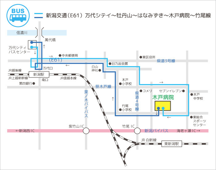新潟交通バス路線図
